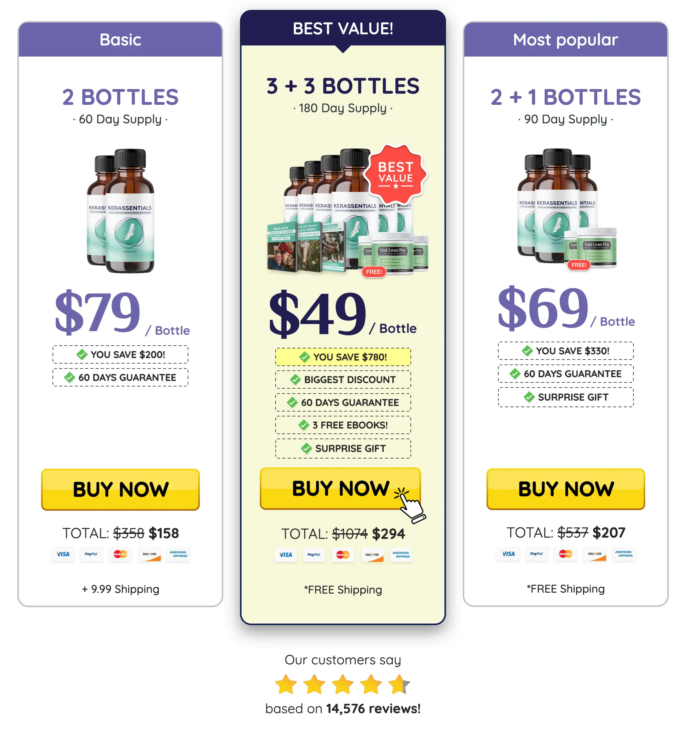 Kerassentials Order page 1